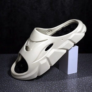Unisex Massage <b>Slides</b> Open Toe EVA Sole <b>Plastic</b> Upper Summer Comfortable Outdoor Wear - Product Image 1
