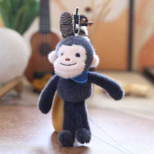 Lindo pequeño mono de piernas largas colgante juguete de peluche Scavenger bufanda muñeca bolsa accesorio llavero muñeca figurita juguetes de <span class=keywords><strong>animales</strong></span> de peluche - Product Image 3