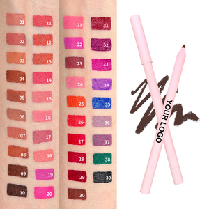 Crayons à lèvres en gros, marque privée, rose, nude, marron, <span class=keywords><strong>chocolat</strong></span>, haute pigmentation, logo personnalisé, crème, végétalien, twistable - Product Image 1