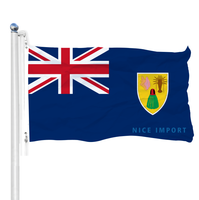 Drapeau de Tokelau 3x5 durable pour équipe sportive, bannière décorative murale intérieure, compatible avec les mât de drapeau pour l'extérieur de la maison