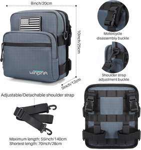 Échantillon gratuit Sac de vélo multifonctionnel sur mesure Sac de voyage à bandoulière pour le cyclisme avec panier de rangement avant pour vélo de route - Product Image 5