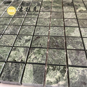 Belle mosaïque de forme carrée en marbre vert Verde <span class=keywords><strong>Alpi</strong></span> pour mur et sol de cuisine de salle de bain - Product Image 5