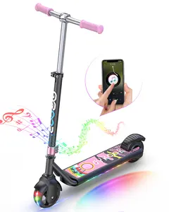 Gyroor Mới Giá Rẻ Bán Buôn Điện Scooter 2 Bánh Xe Trẻ Em Có Thể Điều Chỉnh Điện Mini E Scooter