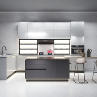 Nouvelle Arrivée : Meuble de Rangement de Cuisine en Acier Inoxydable Tendance pour Toute la Maison avec Étagères et Îlot Décoratif