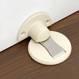 White Magnetic Door <b>Stopper</b> Invisible No Drilling Required Door Catcher For Makeup Room Door Anti Collision Pad - Product Image 4