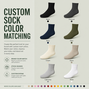 Men's Cotton Crew <b>Socks</b> Breathable Sweat Absorb Antibacterial Solid Color Business Casual <b>Socks</b> Sports <b>Running</b> Grip <b>Socks</b> Bulk - Product Image 3