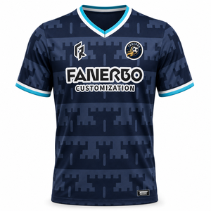 Maglia da <span class=keywords><strong>Calcio</strong></span> Personalizzata Kit da Allenamento Traspirante ad Asciugatura Rapida Antibatterico Girocollo <span class=keywords><strong>Sportivo</strong></span> da Uomo Tinta Unita - Product Image 3