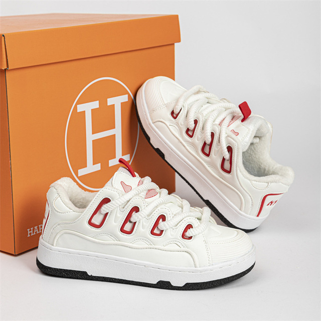 2024 Men's Retro Warm Skateboarding Shoes New Casual Sports Board Shoes