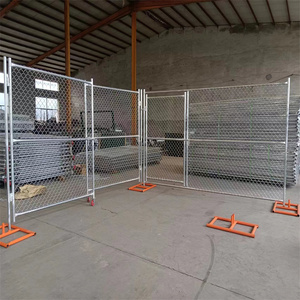 6x12 di động sắt mạ kẽm tạm thời xây dựng Chuỗi liên kết hàng rào tấm - Product Image 5