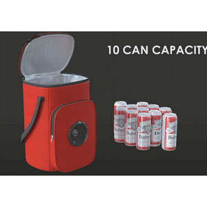 Individuelles Logo kleiner Tüte-Lunchbox mit eingebautem Bluetooth Lautsprecher Kühlbeutel mit Lautsprechern für Parties/Festivals/Boote/Strand