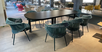 Momoda yeni Modern lüks halat açık alan yemek seti veranda bahçe plaj otel restoran için tüm hava masa ve sandalye