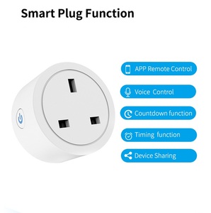 Enchufe WiFi inteligente controlado por WiFi, Reino Unido, medición de ahorro de energía de 3 pines, 16A, Mini enchufe inteligente, monitoreo de energía, enchufe portátil Tuya, control de energía en el G-TYPE - Product Image 3
