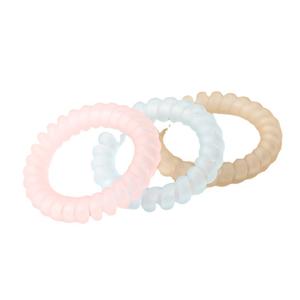 Cordon de téléphone style coréen mat transparent givré sirène, n'abîme pas les cheveux, vente en gros pour femmes - Product Image 5