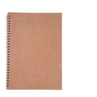 Carnet à spirale ligné, format B5, couverture rigide en kraft, reliure spirale, 70 feuilles (140 pages), 10,5" x 7,3"