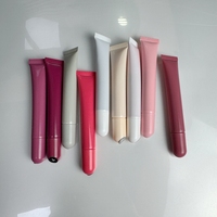 Tubes compressibles vides en plastique rose de 10 ml pour emballage de gloss à lèvres, baume à lèvres et crème pour les yeux