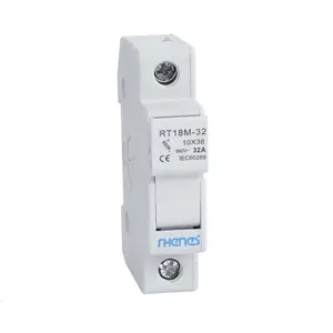 带led指示灯的低压IEC标准1P 32A RT18-32保险丝座