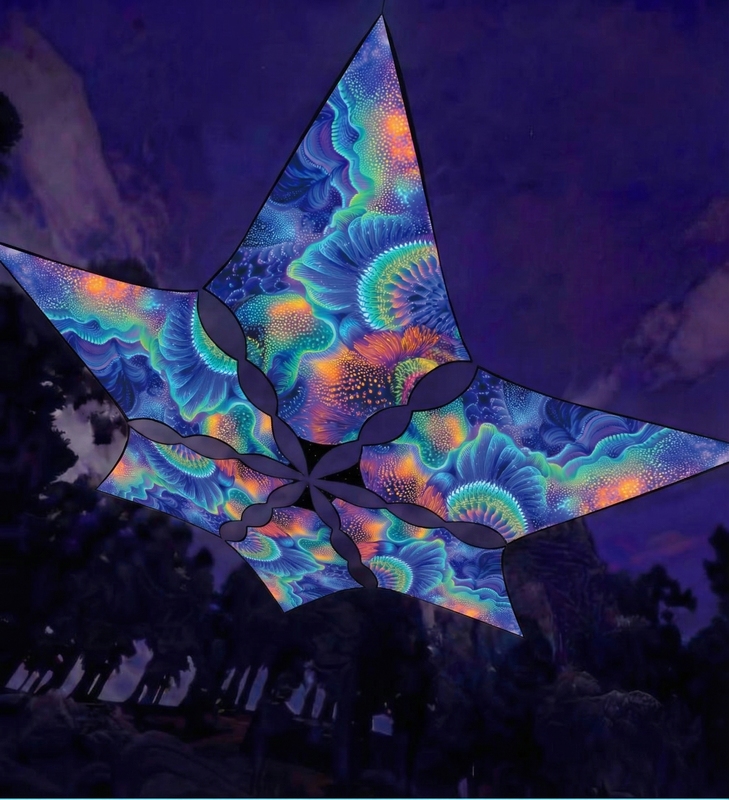 Outdoor UV Reactive Canopy Outdoor UV