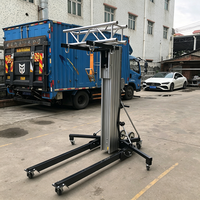 Torre de Elevación Plegable para Sistemas Line Array, Capacidad de Carga 300 kg, Altura 6 m, para Colgar Altavoces y Apilar con Montacargas