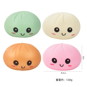 Jouet Squishy Baozi Mignon, Balle Anti-Stress Alimentaire Kawaii, Jouet Sensoriel Fidget Portable de Poche, Outil Calmant et Relaxant pour la Concentration, 5 à 7 Ans - Product Image 6