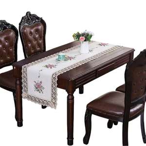 Nuovo moderno cinese avanzato ricamo <span class=keywords><strong>a</strong></span> <span class=keywords><strong>punto</strong></span> <span class=keywords><strong>croce</strong></span> runner <span class=keywords><strong>da</strong></span> tavolo <span class=keywords><strong>da</strong></span> pranzo casa tavolo <span class=keywords><strong>da</strong></span> tè corridori copri asciugamano all'ingrosso moderno - Product Image 6