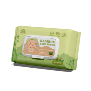 Lingettes d'eau en bambou biologique, formule naturelle, lingettes pour bébé, lingettes biodégradables, usine - Product Image 5