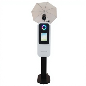 KINGSUN HY-DSLR05/IPB Selfie Booth 2026 Newest Built-in Printer Metal RGB Light Ipad DSLR USB/Bluetooth/Wi-Fi 1-10 People Rental - Product Image 3