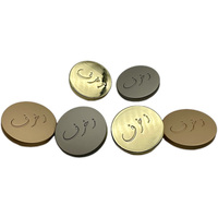 Boutons métalliques personnalisés YYX, logo gravé, accessoires vestimentaires, boutons en alliage de zinc, boutons de costume détachables, accessoires
