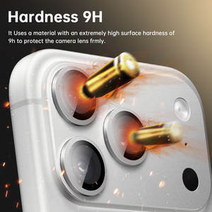 Protection d'objectif Eagle Eye Ring Camera AR anti-reflet, antichoc et anti-chute pour iPhone 17/17 Air/17 Pro/17 Pro Max - Argent - Product Image 4