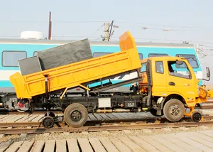 Camión volquete de ferrocarril,