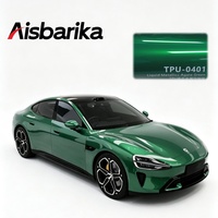 Film de protection de peinture (PPF) pour voiture, couleur vinyle vert agate métallisé brillant, anti-rayures, changeant de couleur, 7,5 mil, du fabricant