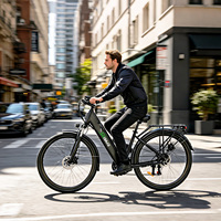 Stocks entrepôts UE et États-Unis : Vélo électrique de ville pour femme 28 pouces, moteur 250W, vélo électrique à cadre bas, vélo de ville, vélo électrique pour adulte