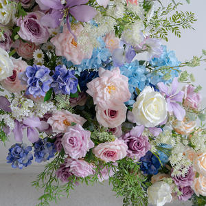 Set Floral para Boda Europea DD03070 Rosa Púrpura, Decoración de Ventana, Fondo de Simulación, Arco Floral - Product Image 5