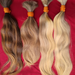 Color rubio miel sin procesar indio ondulado crudo eslavo virgen ruso Remy extensiones de mechones de cabello humano pelucas de cabello humano europeo - Product Image 5