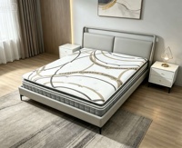 Großhandel Kühlgel-Memory-Foam-Hybridmatratze Atmungsaktive Taschenfederkernmatratze Mittelfest 25cm Dicke für Hotel Krankenhaus OEM Maßanfertigung