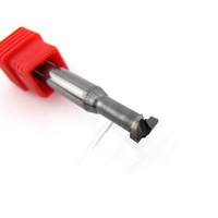 PCD 2 Flute Diamond Straight Edge Milling Cutter D7.0mm Shank Tungsten ODM CNC Machining Router Bit 50mm untuk Akrilik PVC
