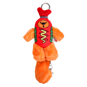 Çevre Dostu Özel Peluş Oyuncak Anahtarlık Üreticisi Sosis Köpek Peluş Anahtarlık Oyuncakları Özel Logo - Product Image 2