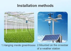 Cảm biến nhiệt độ và độ ẩm của lá được sử dụng để giám sát các thiết bị môi trường trong nông nghiệp thông minh