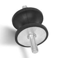 DD M10 M6 M8 Bloc amortisseur en caoutchouc anti-vibration silencieux, support en caoutchouc transparent