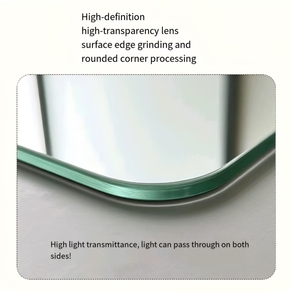 Nhà máy trực tiếp sang trọng vuông kính phòng tắm gương tùy chỉnh nhà bếp trang trí nội thất văn phòng sử dụng thiết kế tối giản - Product Image 5