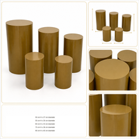 Ensembles de tables à dessert et de supports à gâteaux en fer, de styles rond, plissé, carré, à trois niveaux et hexagonal