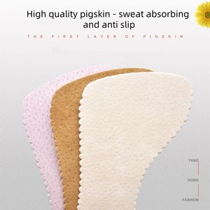Solette Autoadesive per Sandali Estivi, Mezze Solette in Vera Pelle Assorbenti e Antiscivolo, Sostituzione per Solette Danneggiate - Product Image 2