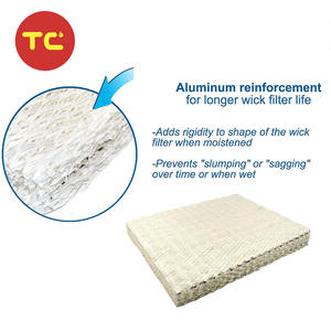 Almohadilla de evaporador de aluminio reforzado con papel de madera adecuada para humidificadores Aprilaire 112 136 224 225 440 445 445A <span class=keywords><strong>448</strong></span> Plus Coaster - Product Image 3
