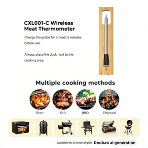 <span class=keywords><strong>Thermomètre</strong></span> de cuisine <span class=keywords><strong>sans</strong></span> <span class=keywords><strong>fil</strong></span> Bluetooth transfrontalier 2026 le plus vendu pour fours, cuisinières et friteuses <span class=keywords><strong>à</strong></span> air, Chine CXL001-C - Product Image 4