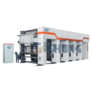Machine d'impression par héliogravure sur film PP Papier stratifié de haute qualité Fourni Machine d'impression automatique à chauffage électrique en Turquie