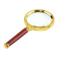10X Handheld Magnifier Magnifying Glass for Reading Book Inspection Coins Insects Rocks Map Crossword Puzzle