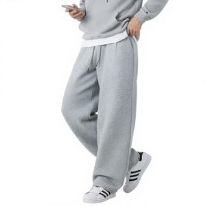 עיצוב תלת מימדי עם קפלים, מכנסיים ישרים לגברים, סתיו, פרופיל משוחרר, מתאים לכל, ספורטיבי, קז'ואל, מותג אופנתי - Product Image 1