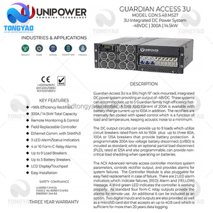 Unipower người giám hộ truy cập 3U ms0027g <span class=keywords><strong>gdn</strong></span>. s.48.ms27 3U Tích hợp hệ thống điện DC-48VDC 300A 14.5kw - Product Image 4