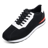 Vente en gros usine Baskets mode à lacets pour hommes, personnalisables avec logo de marque, haute qualité, rehaussantes de 5,5 cm, décontractées