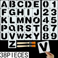 Guangzhou Factory Cut Out Stencil Letters Cheap Custom Stencils Stencils For Walls Drawing Templates