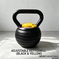 Kettlebells réglables multi-niveaux, gain de place, portables, équipement d'entraînement de force pour hommes et femmes